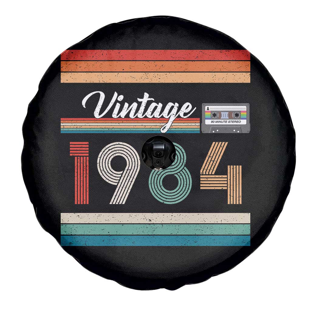 1984 Retro Birthday Spare Tire Cover Vintage 42th Birthday Gift Classic 90s Style - Wonder Print Shop