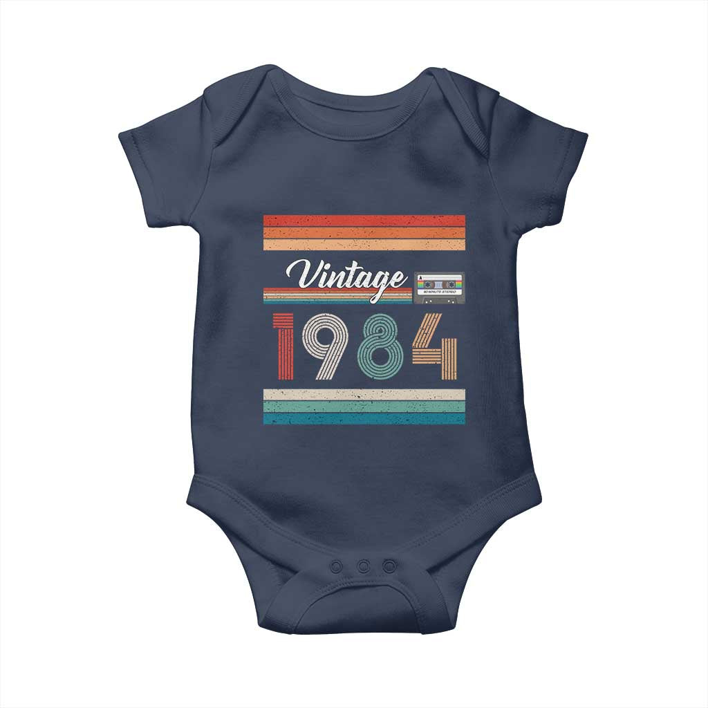 1984 Retro Birthday Baby Onesie Vintage 42th Birthday Gift Classic 90s Style - Wonder Print Shop