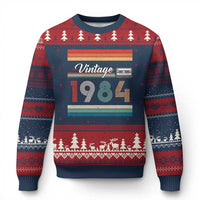 1984 Retro Birthday Ugly Christmas Sweater Vintage 42th Birthday Gift Classic 90s Style - Wonder Print Shop