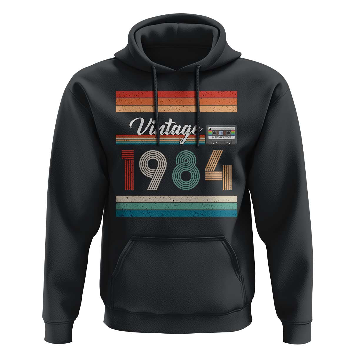 1984 Retro Birthday Hoodie Vintage 42th Birthday Gift Classic 90s Style - Wonder Print Shop
