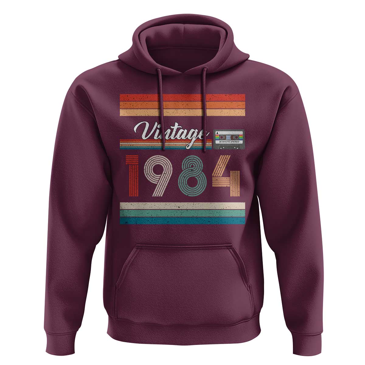1984 Retro Birthday Hoodie Vintage 42th Birthday Gift Classic 90s Style - Wonder Print Shop