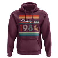 1984 Retro Birthday Hoodie Vintage 42th Birthday Gift Classic 90s Style - Wonder Print Shop