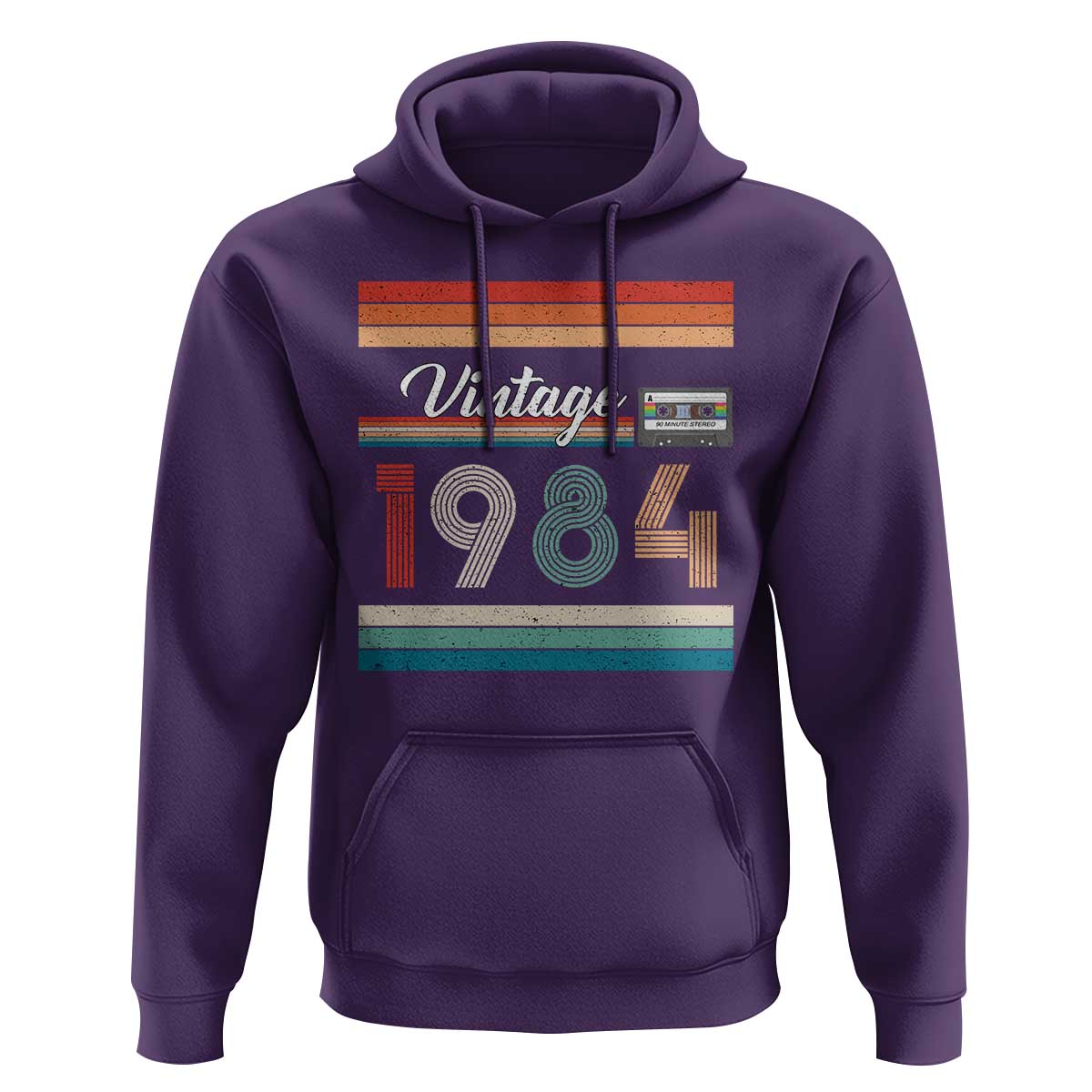 1984 Retro Birthday Hoodie Vintage 42th Birthday Gift Classic 90s Style - Wonder Print Shop
