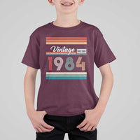 1984 Retro Birthday T Shirt For Kid Vintage 42th Birthday Gift Classic 90s Style - Wonder Print Shop