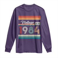 1984 Retro Birthday Long Sleeve Shirt Vintage 42th Birthday Gift Classic 90s Style - Wonder Print Shop