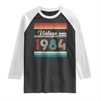 1984 Retro Birthday Raglan Shirt Vintage 42th Birthday Gift Classic 90s Style - Wonder Print Shop