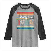 1984 Retro Birthday Raglan Shirt Vintage 42th Birthday Gift Classic 90s Style - Wonder Print Shop