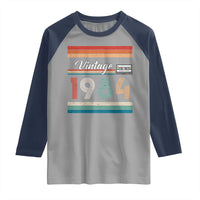 1984 Retro Birthday Raglan Shirt Vintage 42th Birthday Gift Classic 90s Style - Wonder Print Shop