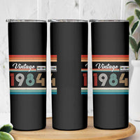 1984 Retro Birthday Skinny Tumbler Vintage 42th Birthday Gift Classic 90s Style - Wonder Print Shop