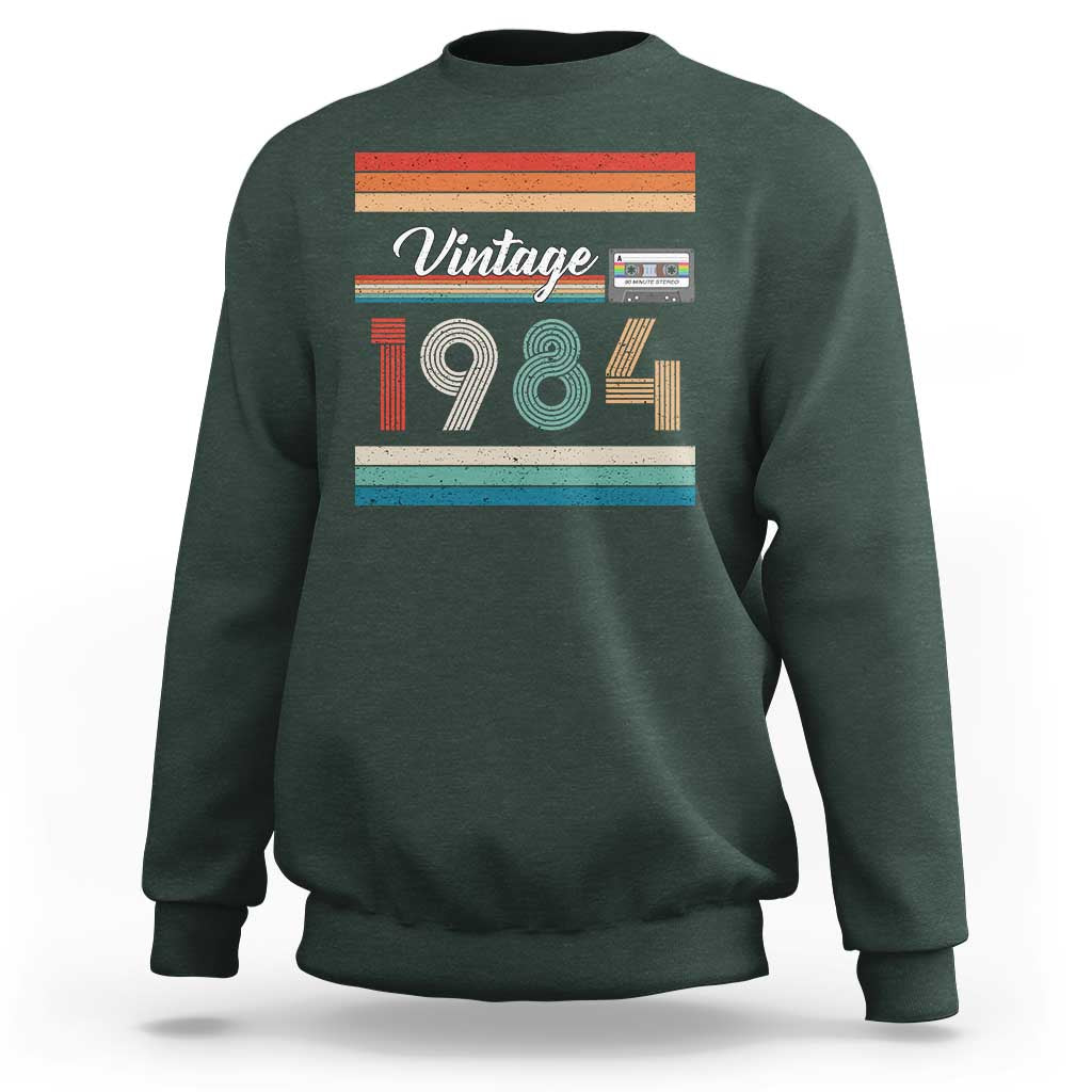 1984 Retro Birthday Sweatshirt Vintage 42th Birthday Gift Classic 90s Style - Wonder Print Shop