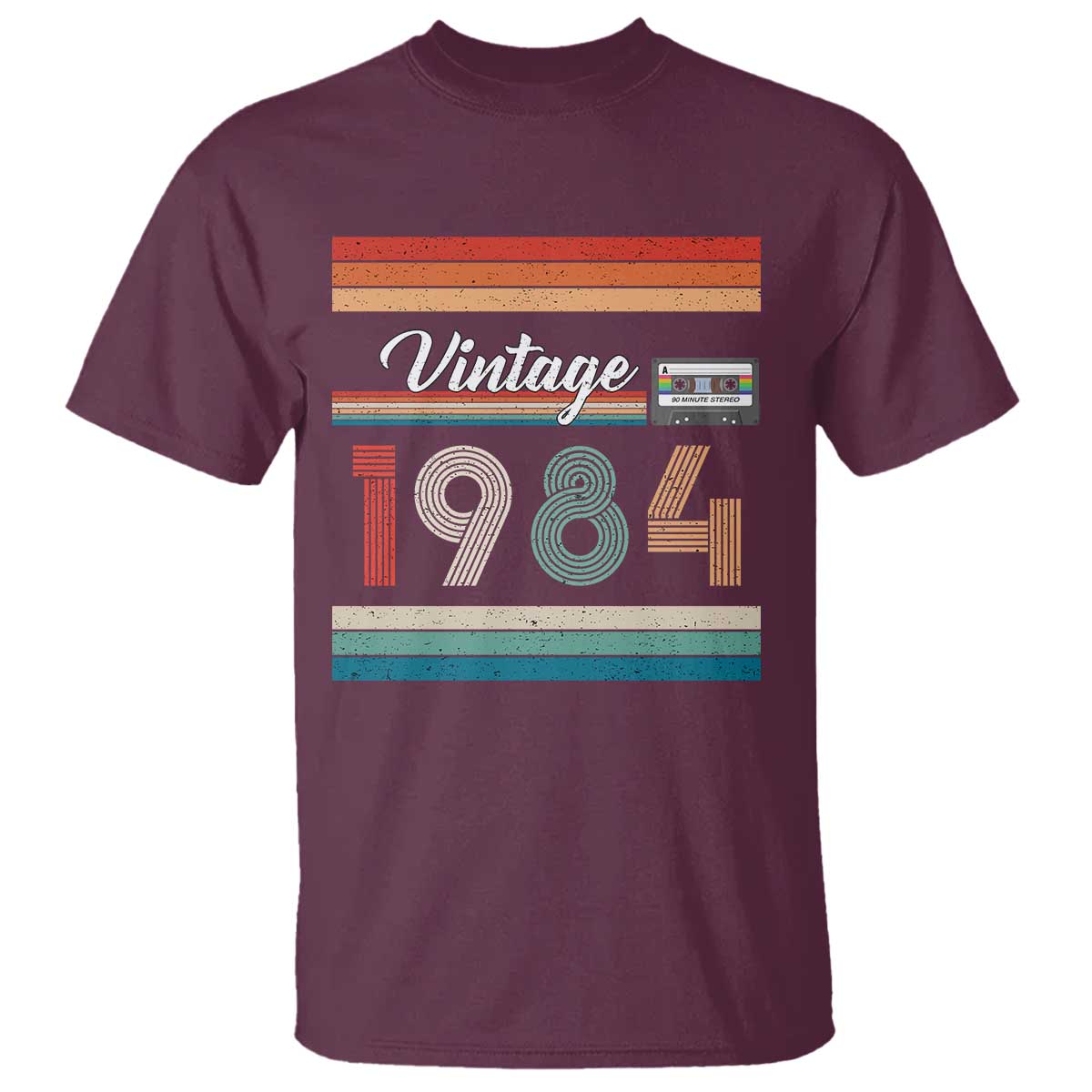 1984 Retro Birthday T Shirt Vintage 42th Birthday Gift Classic 90s Style - Wonder Print Shop