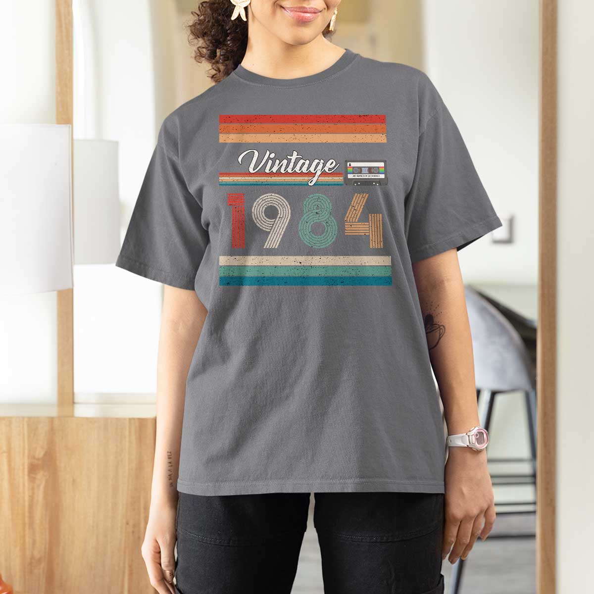 1984 Retro Birthday T Shirt For Women Vintage 42th Birthday Gift Classic 90s Style - Wonder Print Shop