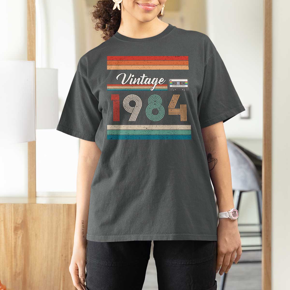 1984 Retro Birthday T Shirt For Women Vintage 42th Birthday Gift Classic 90s Style - Wonder Print Shop