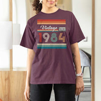 1984 Retro Birthday T Shirt For Women Vintage 42th Birthday Gift Classic 90s Style - Wonder Print Shop