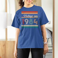 1984 Retro Birthday T Shirt For Women Vintage 42th Birthday Gift Classic 90s Style - Wonder Print Shop