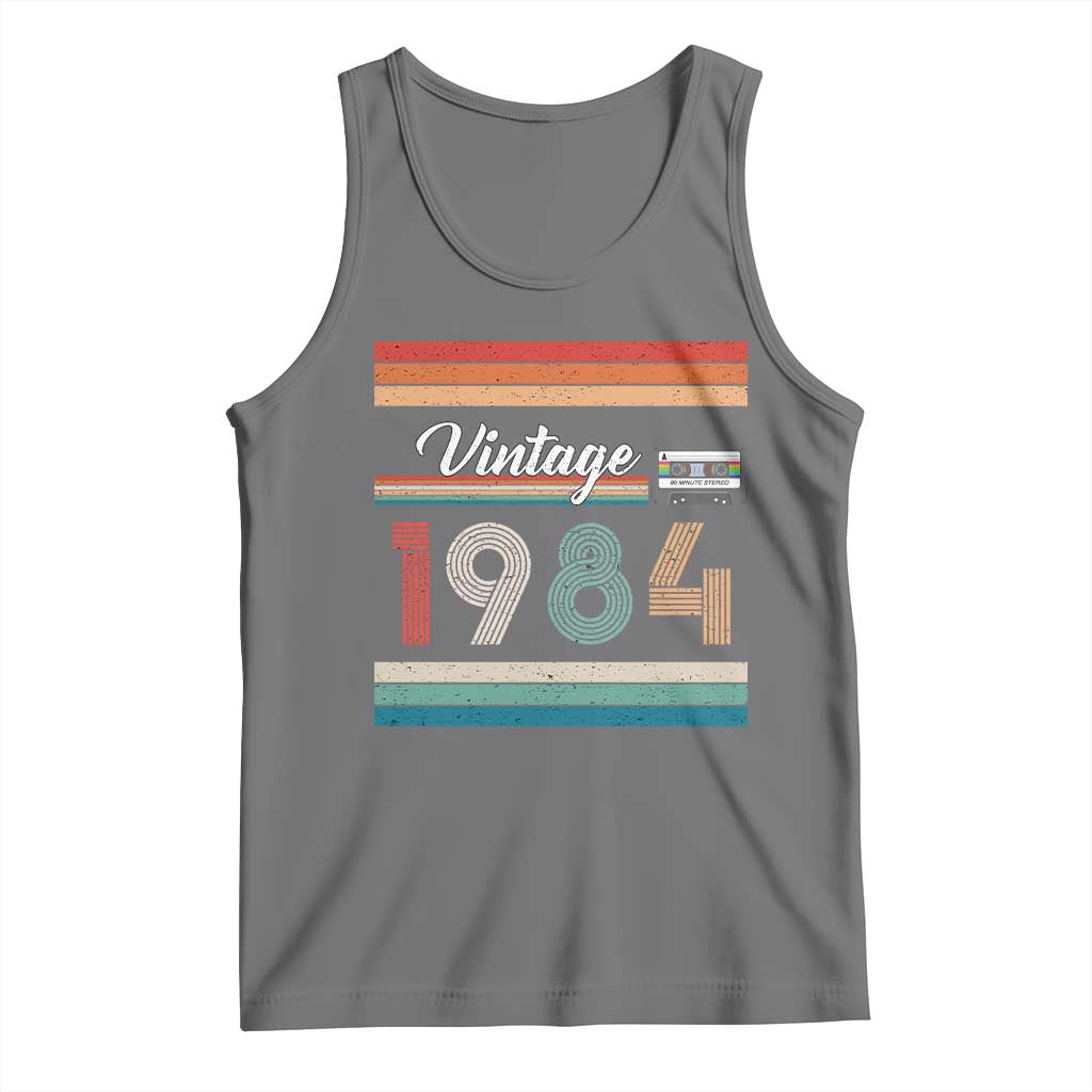 1984 Retro Birthday Tank Top Vintage 42th Birthday Gift Classic 90s Style - Wonder Print Shop