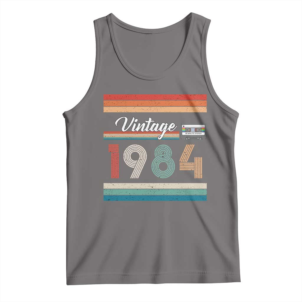 1984 Retro Birthday Tank Top Vintage 42th Birthday Gift Classic 90s Style - Wonder Print Shop