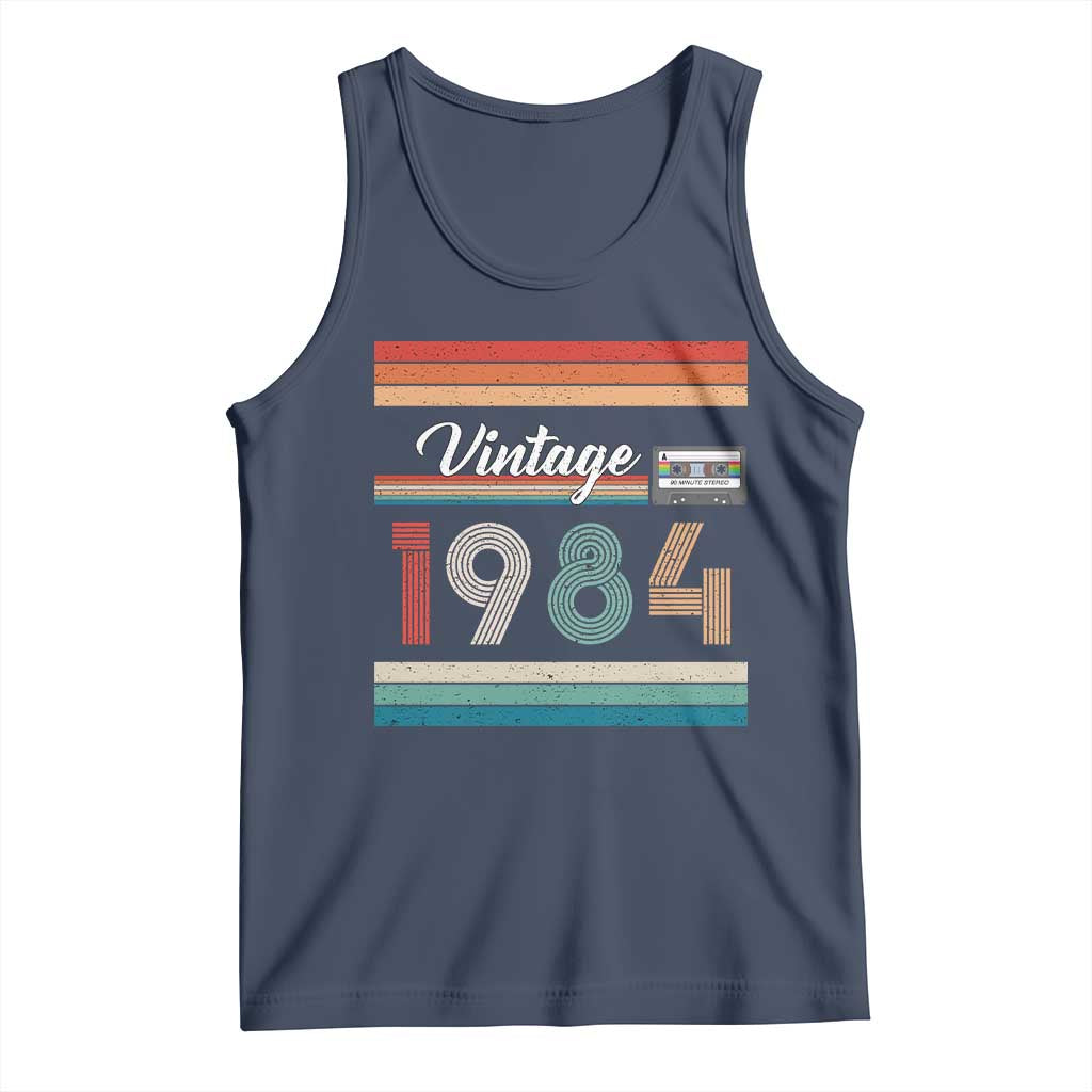 1984 Retro Birthday Tank Top Vintage 42th Birthday Gift Classic 90s Style - Wonder Print Shop