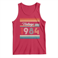 1984 Retro Birthday Tank Top Vintage 42th Birthday Gift Classic 90s Style - Wonder Print Shop