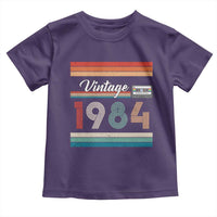 1984 Retro Birthday Toddler T Shirt Vintage 42th Birthday Gift Classic 90s Style - Wonder Print Shop