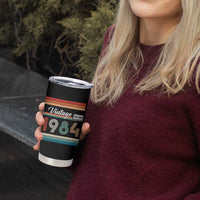 1984 Retro Birthday Tumbler Cup Vintage 42th Birthday Gift Classic 90s Style - Wonder Print Shop