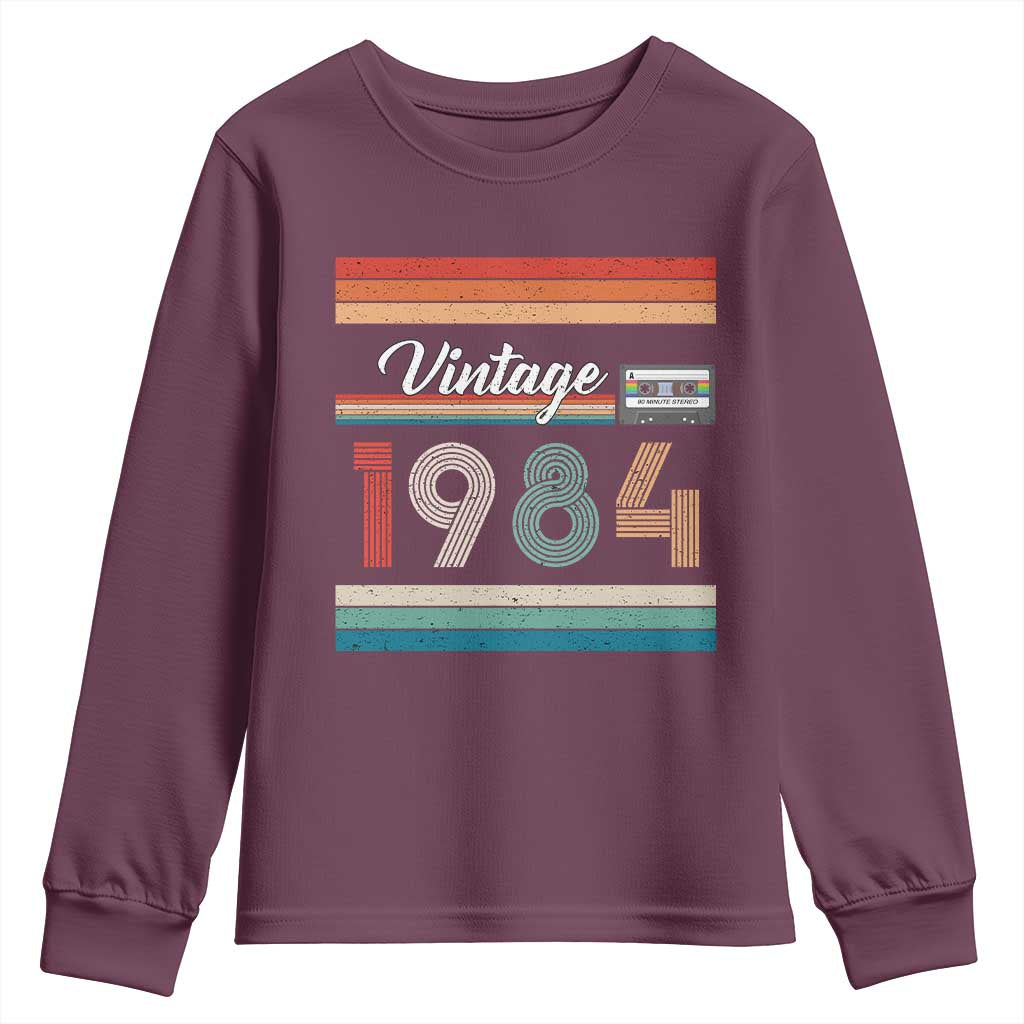 1984 Retro Birthday Youth Sweatshirt Vintage 42th Birthday Gift Classic 90s Style - Wonder Print Shop