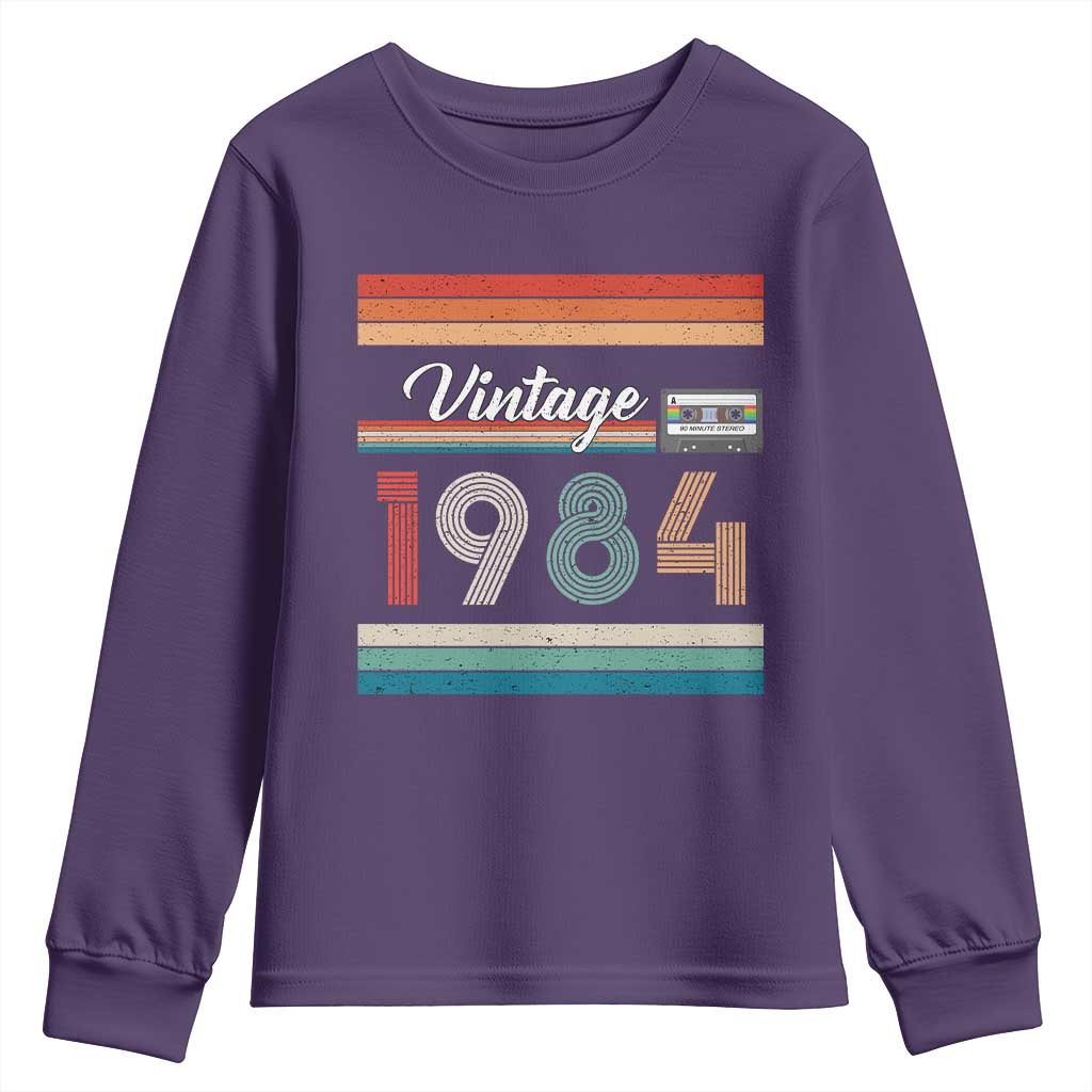 1984 Retro Birthday Youth Sweatshirt Vintage 42th Birthday Gift Classic 90s Style - Wonder Print Shop