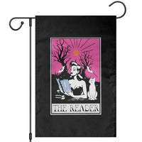 The Reader Tarot Garden Flag Witch Reading Book Club Occult Cat Mom - Wonder Print Shop