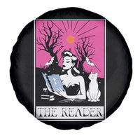 The Reader Tarot Spare Tire Cover Witch Reading Book Club Occult Cat Mom - Wonder Print Shop