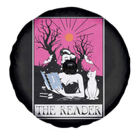 The Reader Tarot Spare Tire Cover Witch Reading Book Club Occult Cat Mom - Wonder Print Shop