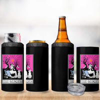 The Reader Tarot 4 in 1 Can Cooler Tumbler Witch Reading Book Club Occult Cat Mom - Wonder Print Shop