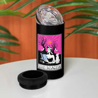 The Reader Tarot 4 in 1 Can Cooler Tumbler Witch Reading Book Club Occult Cat Mom - Wonder Print Shop