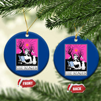 The Reader Tarot Ceramic Ornament Witch Reading Book Club Occult Cat Mom - Wonder Print Shop