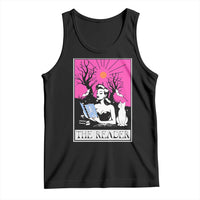 The Reader Tarot Tank Top Witch Reading Book Club Occult Cat Mom - Wonder Print Shop