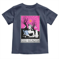 The Reader Tarot Toddler T Shirt Witch Reading Book Club Occult Cat Mom - Wonder Print Shop