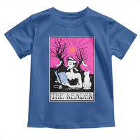 The Reader Tarot Toddler T Shirt Witch Reading Book Club Occult Cat Mom - Wonder Print Shop