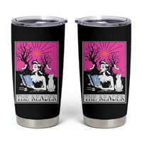 The Reader Tarot Tumbler Cup Witch Reading Book Club Occult Cat Mom - Wonder Print Shop