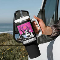 The Reader Tarot Tumbler With Handle Witch Reading Book Club Occult Cat Mom - Wonder Print Shop