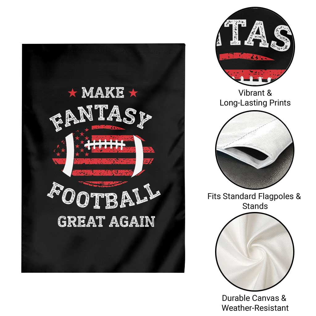 Funny Make Fantasy Football Great Again Garden Flag - Wonder Print Shop