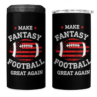 Funny Make Fantasy Football Great Again 4 in 1 Can Cooler Tumbler - Wonder Print Shop