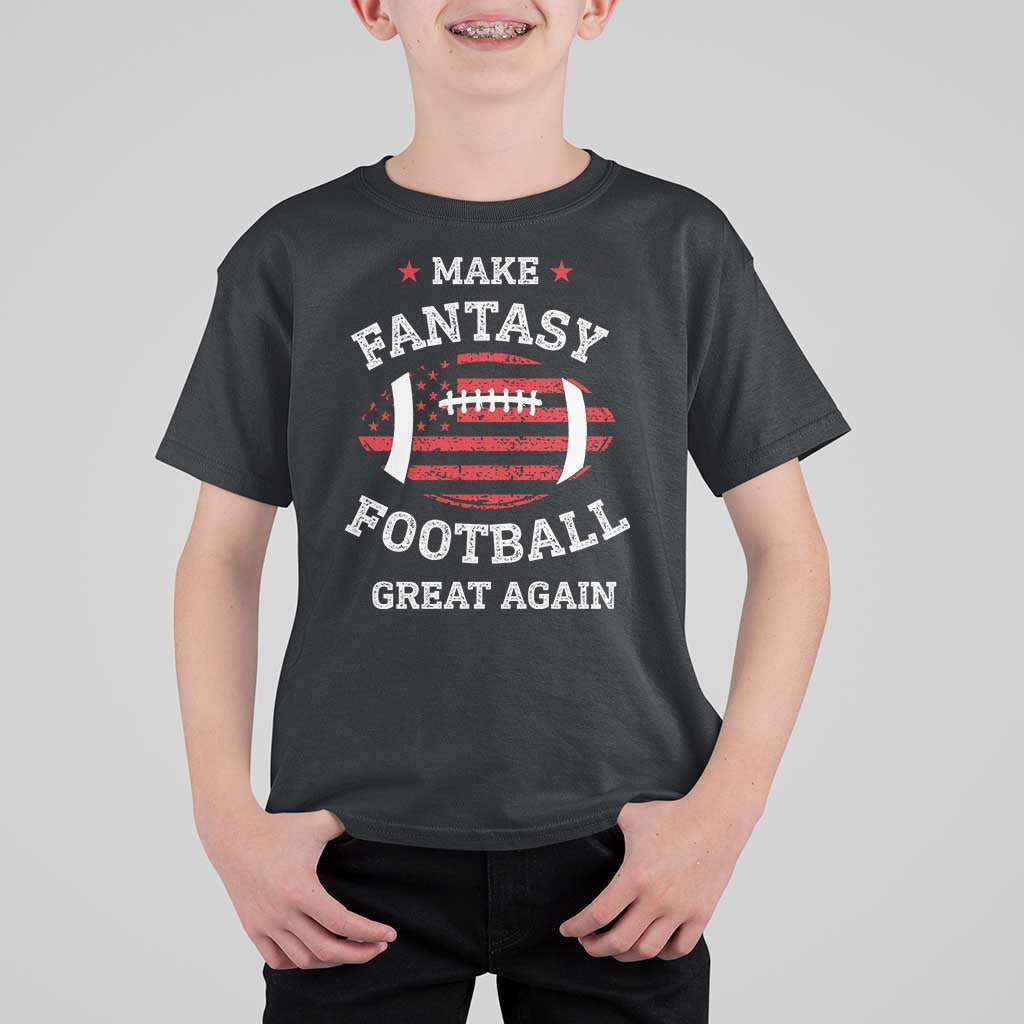 Funny Make Fantasy Football Great Again T Shirt For Kid - Wonder Print Shop