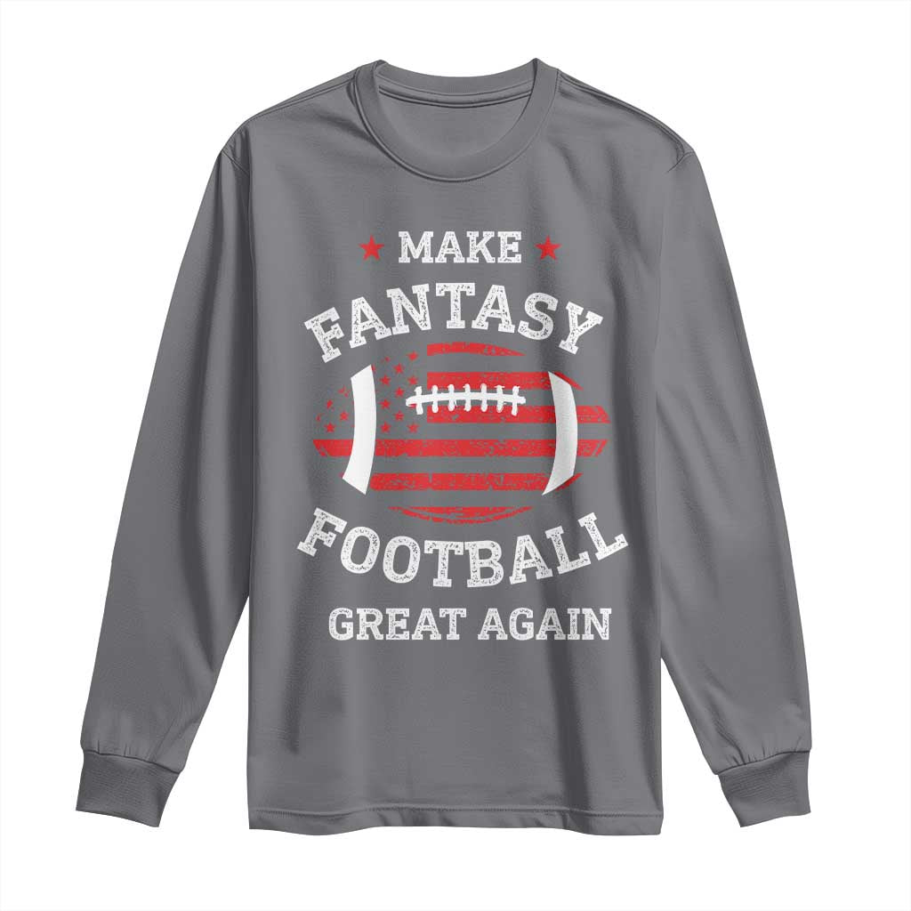 Funny Make Fantasy Football Great Again Long Sleeve Shirt - Wonder Print Shop