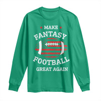 Funny Make Fantasy Football Great Again Long Sleeve Shirt - Wonder Print Shop