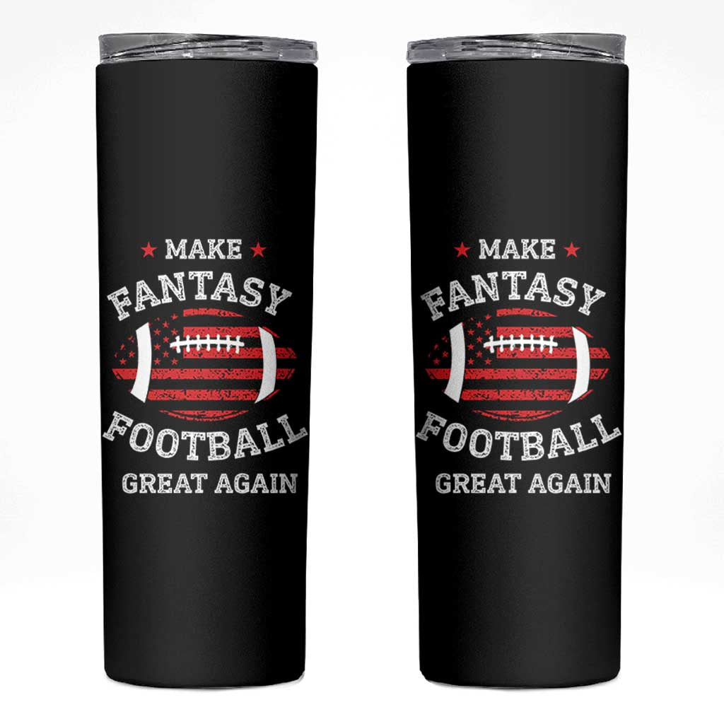 Funny Make Fantasy Football Great Again Skinny Tumbler - Wonder Print Shop