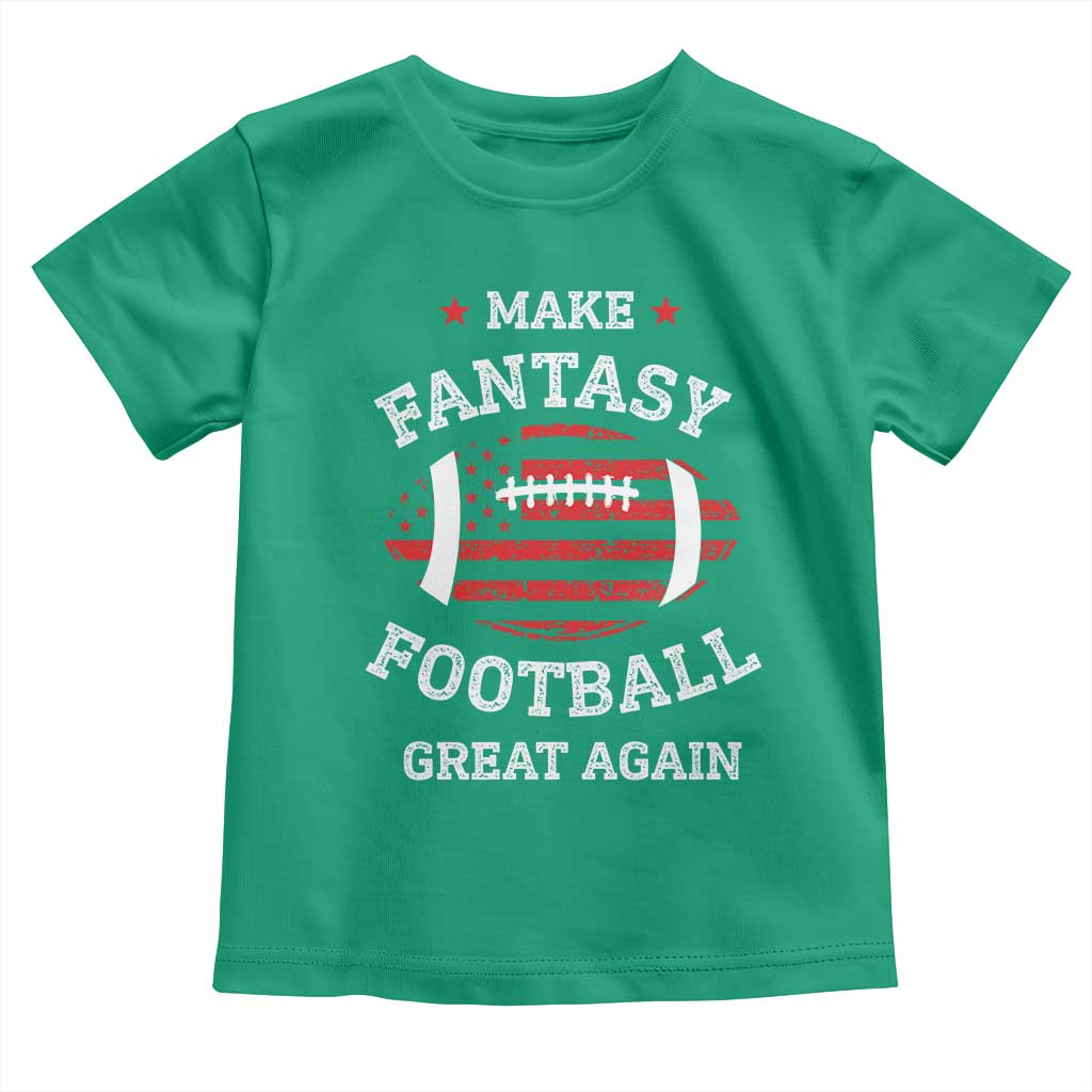 Funny Make Fantasy Football Great Again Toddler T Shirt - Wonder Print Shop