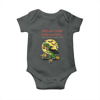 Grammar English Teacher Baby Onesie Funny Halloween Dinosaurs Pumpkin Punctuation Saves Lives