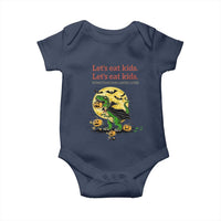 Grammar English Teacher Baby Onesie Funny Halloween Dinosaurs Pumpkin Punctuation Saves Lives