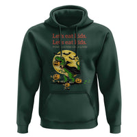 Grammar English Teacher Hoodie Funny Halloween Dinosaurs Pumpkin Punctuation Saves Lives