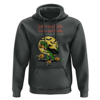 Grammar English Teacher Hoodie Funny Halloween Dinosaurs Pumpkin Punctuation Saves Lives