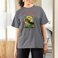 Grammar English Teacher T Shirt For Women Funny Halloween Dinosaurs Pumpkin Punctuation Saves Lives